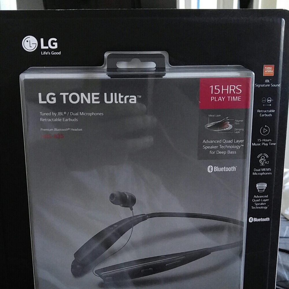 LG Tone Ultra 835 Bluetooth Stereo Headset